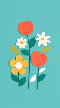Speech bubble with flowers pattern green plant. AI generated Image by rawpixel.