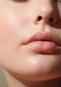 Minimal photo close up on face pores texture cheek adult skin. AI generated Image by rawpixel.