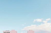 City cloud sky architecture. AI generated Image by rawpixel.