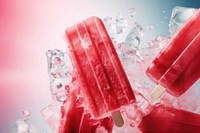 Watermelon ice pop dessert food refreshment. AI generated Image by rawpixel.