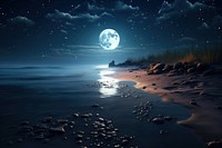 Moon landscape astronomy outdoors. AI generated Image by rawpixel.
