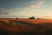 Rural landscape outdoors horizon. AI generated Image by rawpixel.