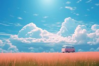 Summer landscape outdoors horizon. AI generated Image by rawpixel.