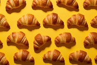 Croissants backgrounds bread food. AI generated Image by rawpixel.