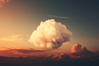 Sunset cloud sky landscape. AI generated Image by rawpixel.