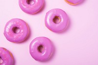 Pink donuts backgrounds food confectionery. AI generated Image by rawpixel.