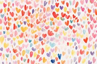 Rainbow heart pattern backgrounds confetti creativity. AI generated Image by rawpixel.