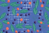 Minimal blueberry pattern backgrounds fruit. AI generated Image by rawpixel.