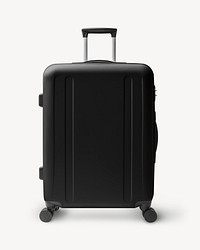 Black luggage, travel essential