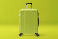 Green luggage, travel essential