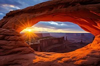 Canyonlands National Park nature mountain outdoors. AI generated Image by rawpixel.
