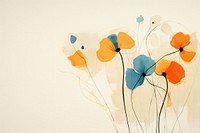 Flower painting pattern petal. AI generated Image by rawpixel.