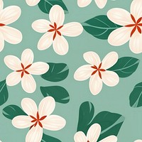 Plumeria pattern backgrounds flower. AI generated Image by rawpixel.