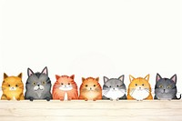 Cute cats mammal animal rodent. AI generated Image by rawpixel.