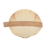 Shell with tape white background dishware circle. AI generated Image by rawpixel.