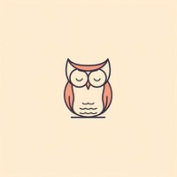 Owl cartoon drawing sketch. AI generated Image by rawpixel.