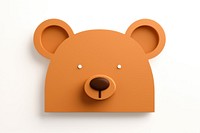 Bear cartoon white background anthropomorphic. AI generated Image by rawpixel.
