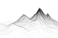 Mountain backgrounds drawing sketch. AI generated Image by rawpixel.