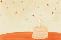 Festive background dessert drawing cake. AI generated Image by rawpixel.