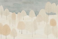 Winter background backgrounds outdoors painting. AI generated Image by rawpixel.