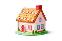 House cake gingerbread dessert. AI generated Image by rawpixel.