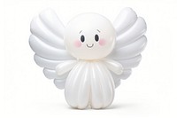Angel white white background anthropomorphic. AI generated Image by rawpixel.