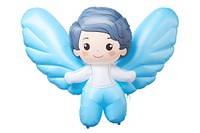 Angel toy white background representation. AI generated Image by rawpixel.