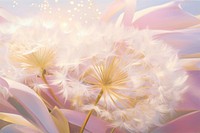 Painting of dandelion border backgrounds blossom flower. AI generated Image by rawpixel.
