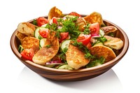 Fattoush food plate meal. AI generated Image by rawpixel.