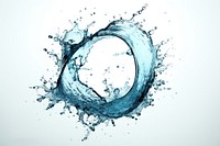 Water splash circle shape water splattered splashing. AI generated Image by rawpixel.