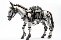 Cyborg donkey animal mammal horse. AI generated Image by rawpixel.