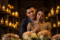 Thai couple wedding ceremony adult. AI generated Image by rawpixel.