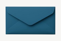 Blue letter envelope