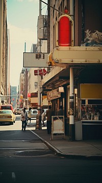 Street downtown vehicle walking. AI generated Image by rawpixel.
