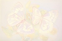 Butterfly backgrounds drawing sketch. AI generated Image by rawpixel.