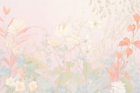 Flower border backgrounds pattern springtime. AI generated Image by rawpixel.