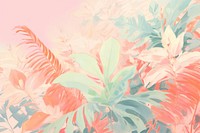 Jungle tropical backgrounds painting outdoors. AI generated Image by rawpixel.