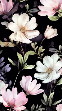 Spring flowers pattern backgrounds blossom. AI generated Image by rawpixel.