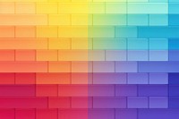 Rainbow brick texture architecture backgrounds pattern. AI generated Image by rawpixel.