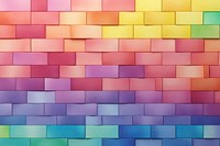 Rainbow brick texture backgrounds pattern purple. AI generated Image by rawpixel.