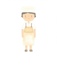 Coffee shop staff character white background accessories happiness. AI generated Image by rawpixel.