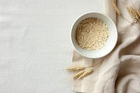 Oatmeal breakfast table food. AI generated Image by rawpixel.