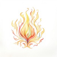 Flame drawing pattern fire. AI generated Image by rawpixel.