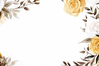 Rose frame border backgrounds pattern flower. AI generated Image by rawpixel.