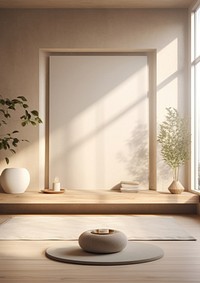 Wellbeing windowsill furniture plant. AI generated Image by rawpixel.