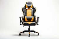 Gamer chair furniture white background transportation. AI generated Image by rawpixel.