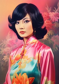 Vietnamese portrait photography fashion. AI generated Image by rawpixel.