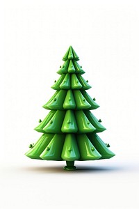 Christmas tree figure plant green white background. AI generated Image by rawpixel.