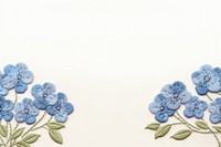 Little blue Hydrangeas embroidery pattern hydrangea. AI generated Image by rawpixel.