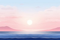 Sea landscape backgrounds outdoors horizon. AI generated Image by rawpixel.